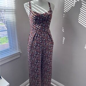 Floral Print Jumpsuit